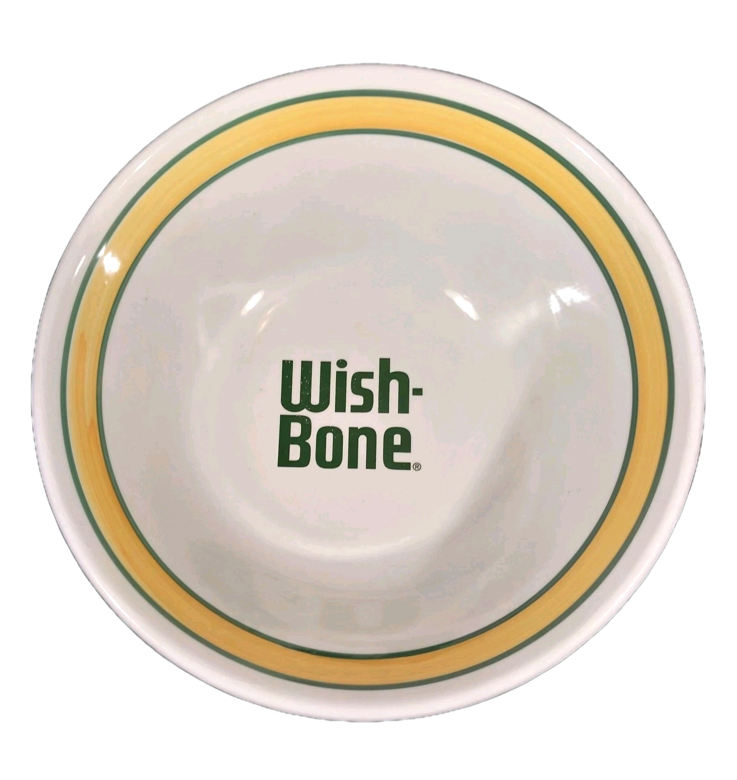 Vintage Ceramica Ternana Italy Hand Painted Wish-Bone Salad Bowl Advertising Vtg Vintage Ceramica Ternana Italy Hand Painted Wish-Bone Salad Bowl Advertising Vtg