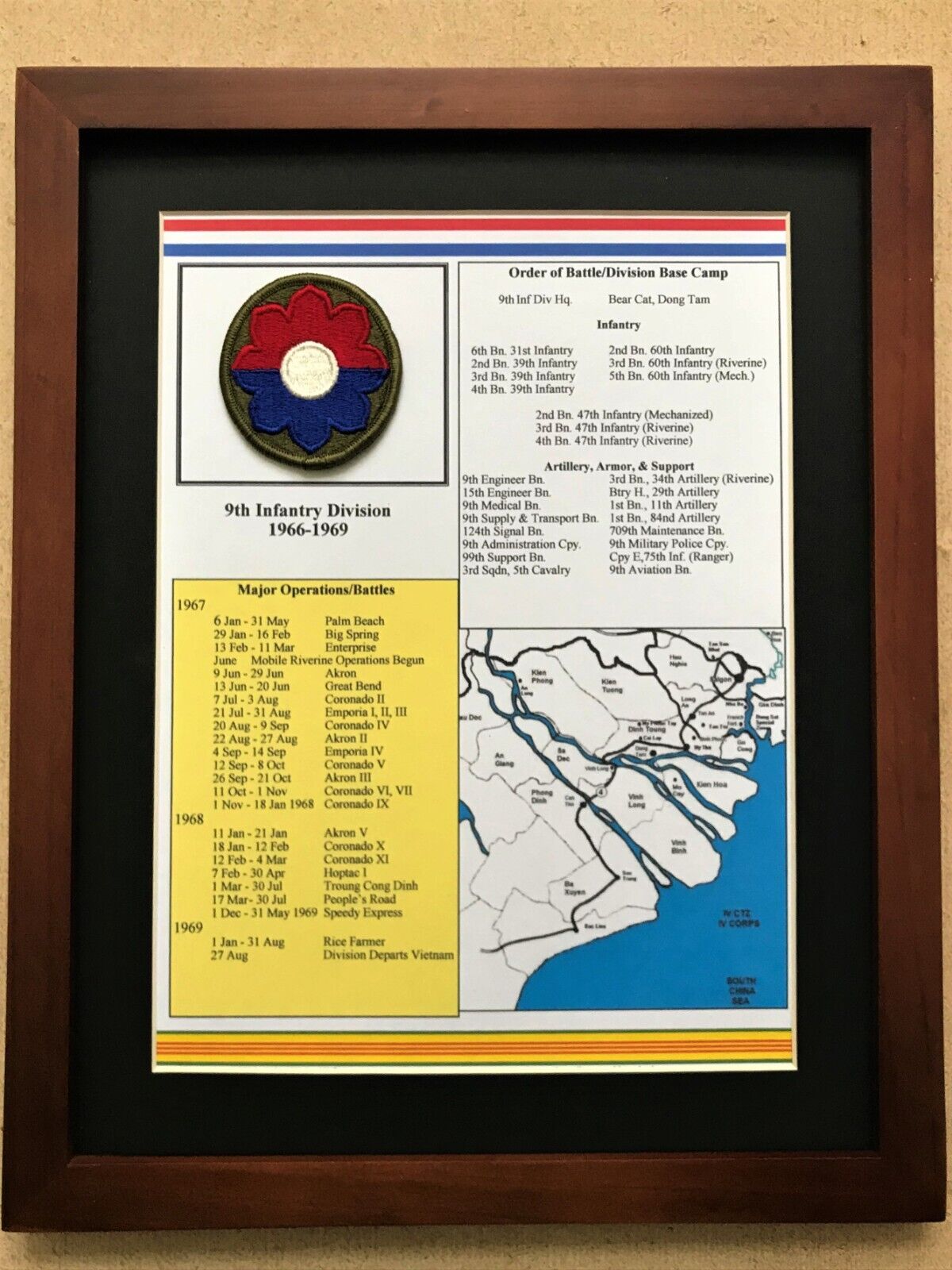 9th Infantry Division Insignia and History in Vietnam  11\
