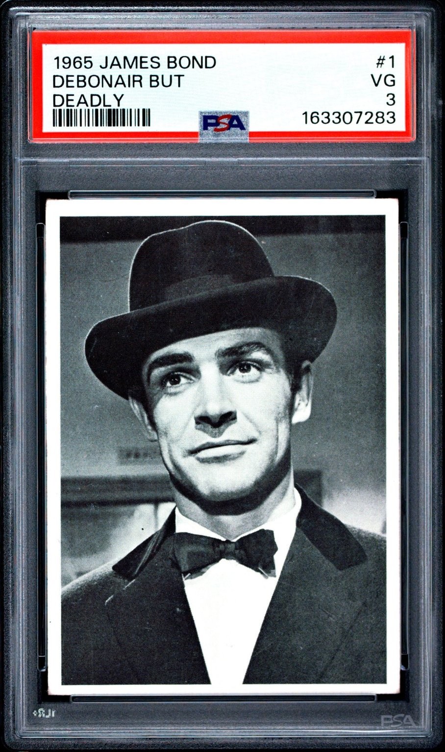 James Bond Sean Connery 1965 Debonair But Deadly #1 PSA 3 James Bond Sean Connery 1965 Debonair But Deadly #1 PSA 3
