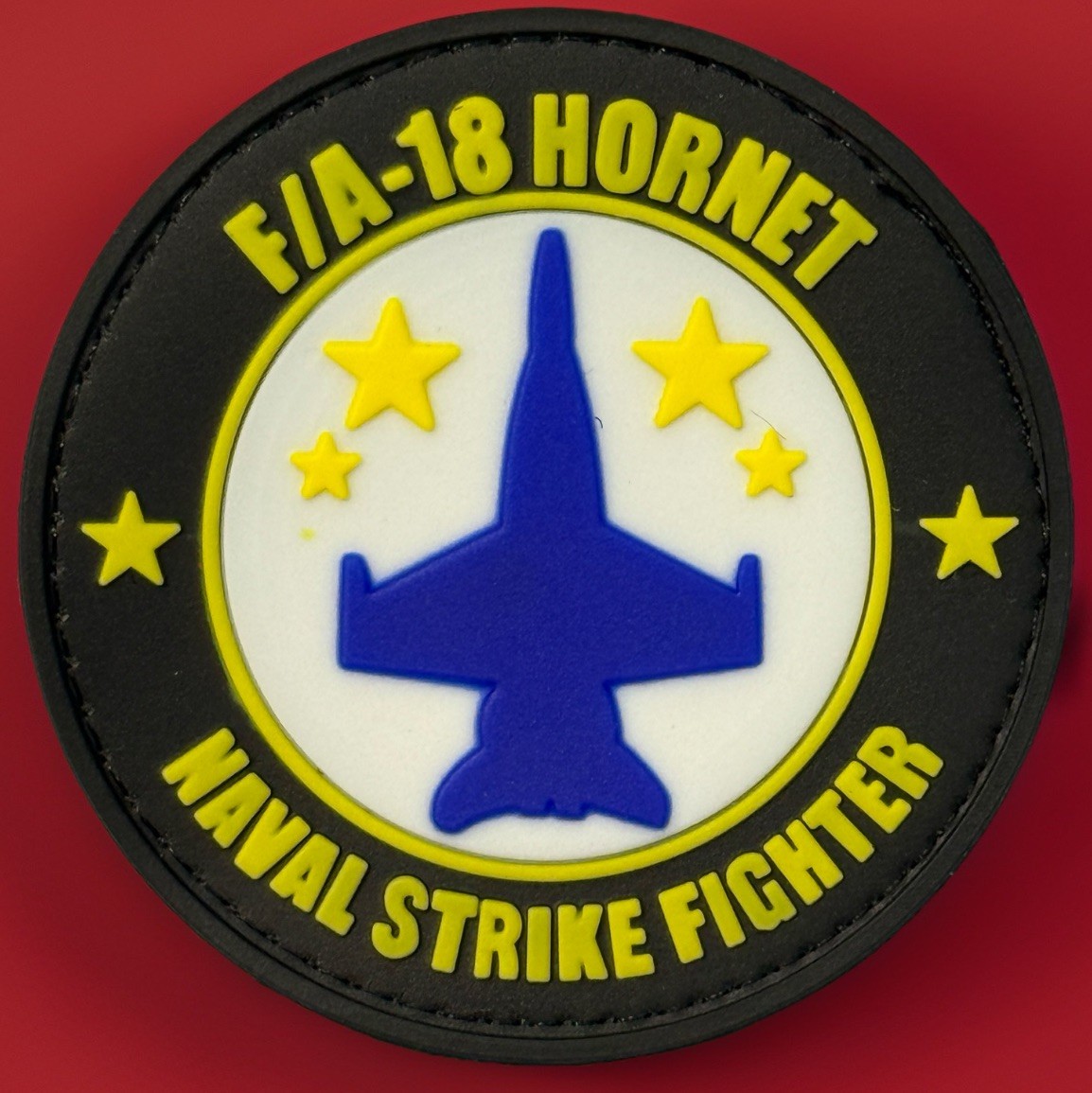 USAF NAVY McDonnell Douglas F/A-18 HORNET FIGHTER Military Hook And Loop Patch USAF NAVY McDonnell Douglas F/A-18 HORNET FIGHTER Military Hook And Loop Patch