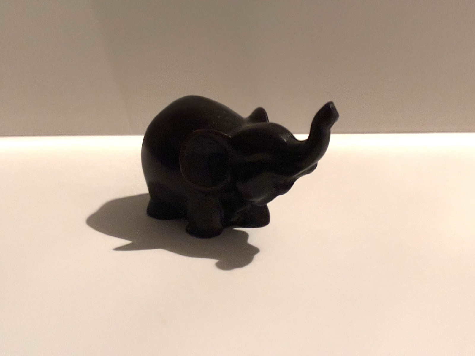 Vintage Mini Figurine Elephant Collectible Item