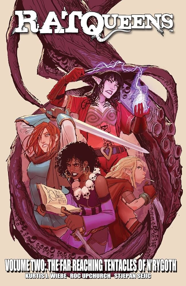 Rat Queens Vol 2: The Far Reaching Tentacles Of N’Rygoth TP, Image Comics, Wiebe Rat Queens Vol 2: The Far Reaching Tentacles Of N’Rygoth TP, Image Comics, Wiebe