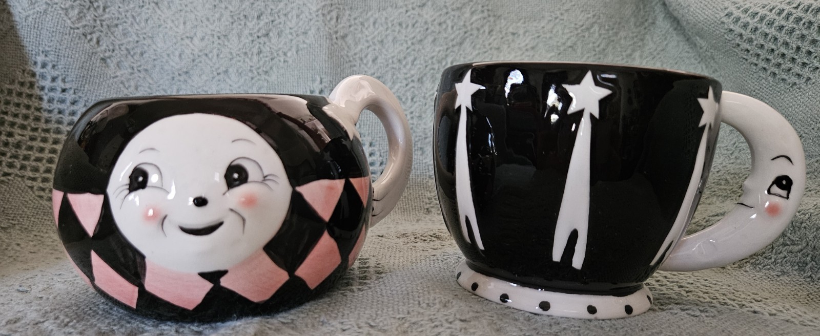 Rare Johanna Parker Laughing Luna Mugs