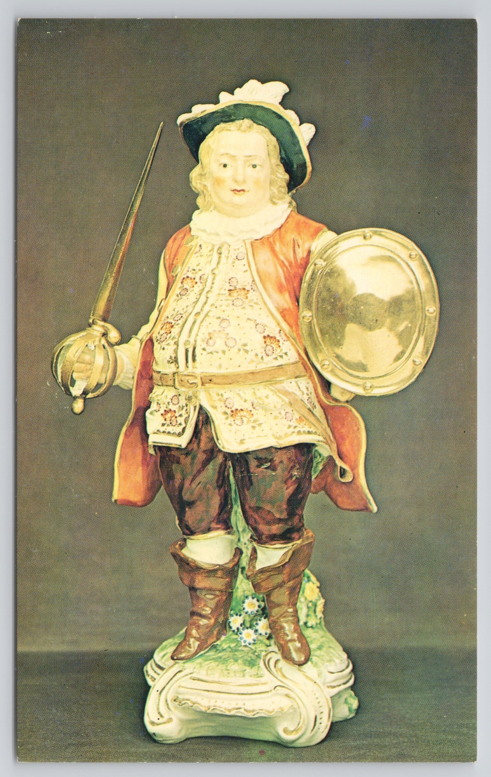 James Gibbons Falstaff Porcelain Figure Darby England Antique c1785 James Gibbons Falstaff Porcelain Figure Darby England Antique c1785