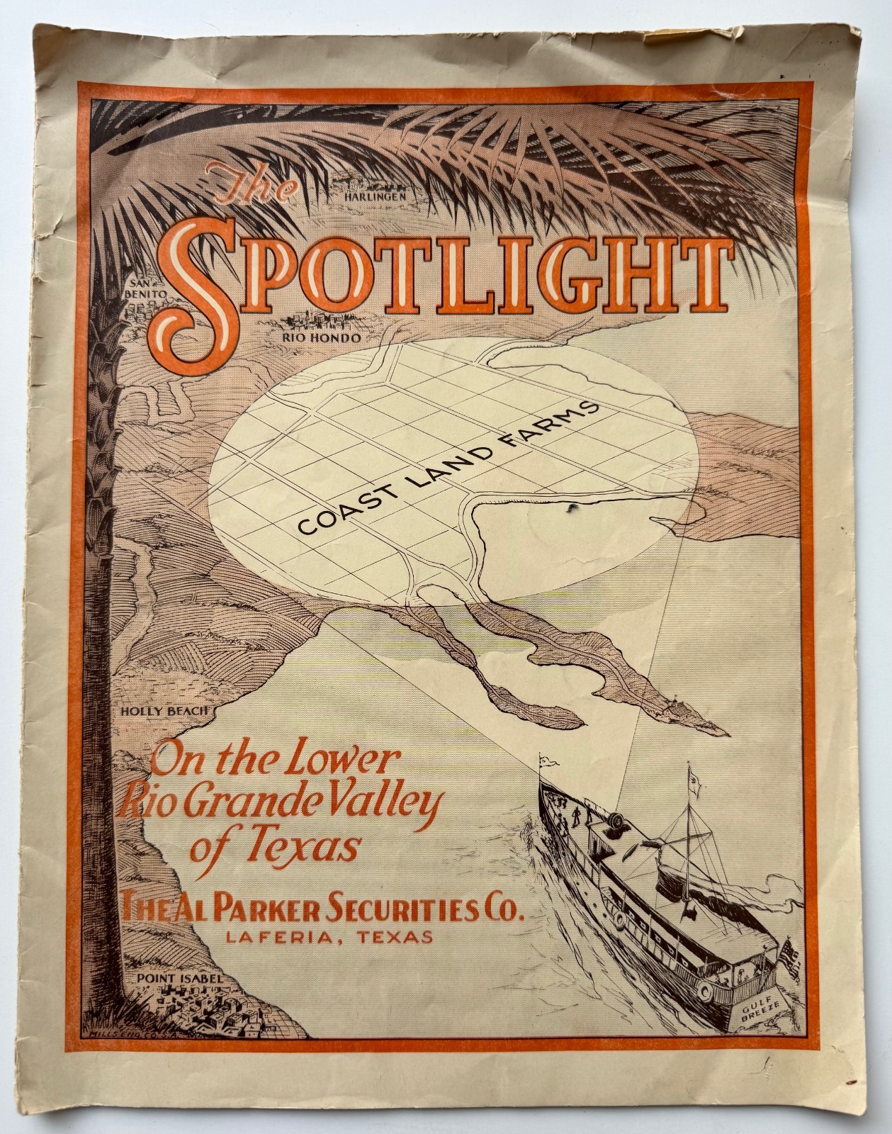 1928 Spotlight On the Lower Rio Grande Valley of TEXAS w/INSERT Photo Book GUIDE 1928 Spotlight On the Lower Rio Grande Valley of TEXAS w/INSERT Photo Book GUIDE