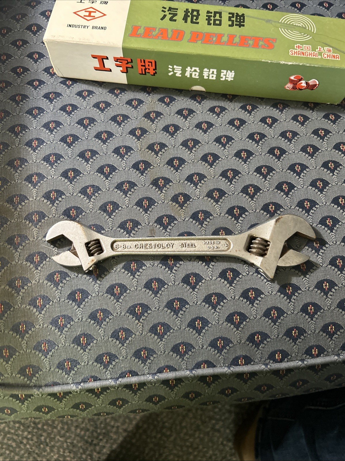 Vintage Crescent Crestoloy Double Ended Adjustable Wrench 6-8\