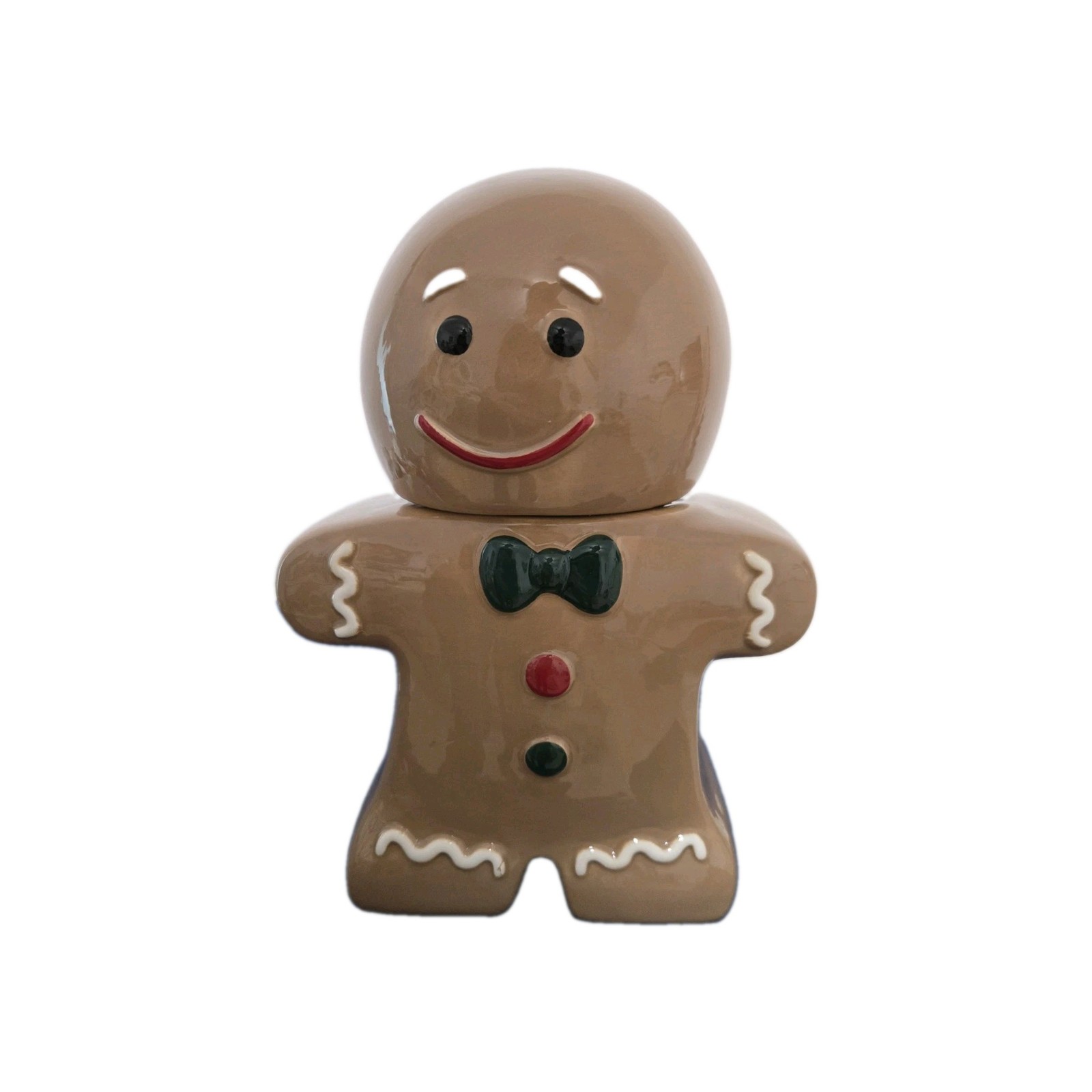 Gingerbread Man Cookie Jar, w/lid  11\