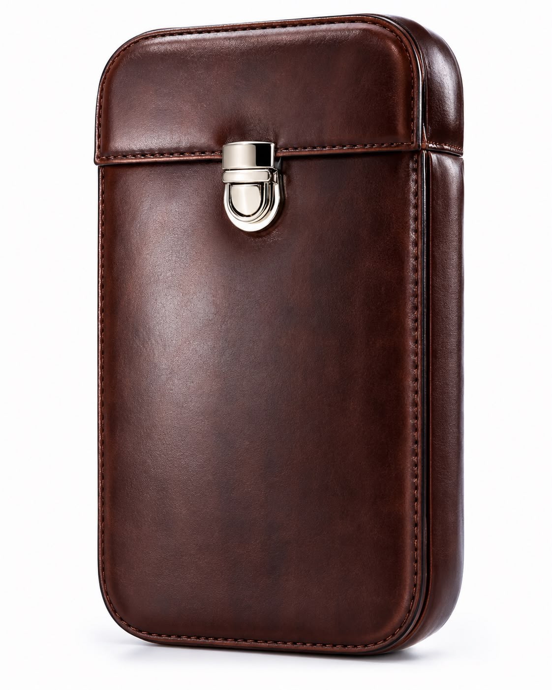 Top Grain Leather 6 Slot Fountain Pen Case Holder Organizer Executive Gift