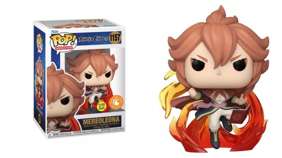 Funko Pop Animation: Black Clover - Mereoleona GLOW Crunchyrol Exclusive #1157 Funko Pop Animation: Black Clover - Mereoleona GLOW Crunchyrol Exclusive #1157