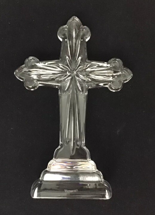 🔮✝️Waterford Crystal Heritage Star Cross Standing 10” Tall 🔮✝️Waterford Crystal Heritage Star Cross Standing 10” Tall
