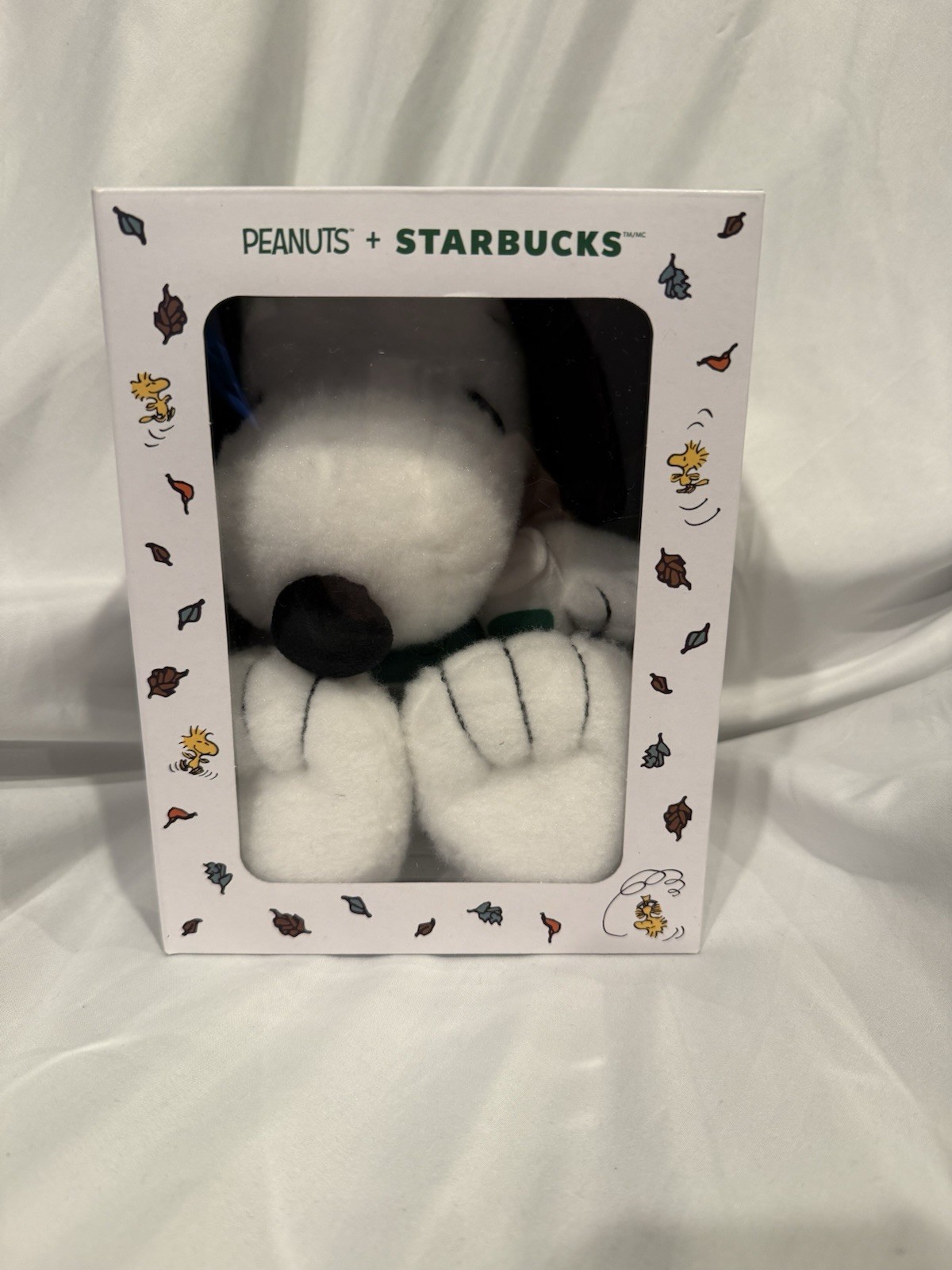 Starbucks x Peanuts Snoopy Plush 2026 Fall Scarf NEW IN BOX Exclusive
