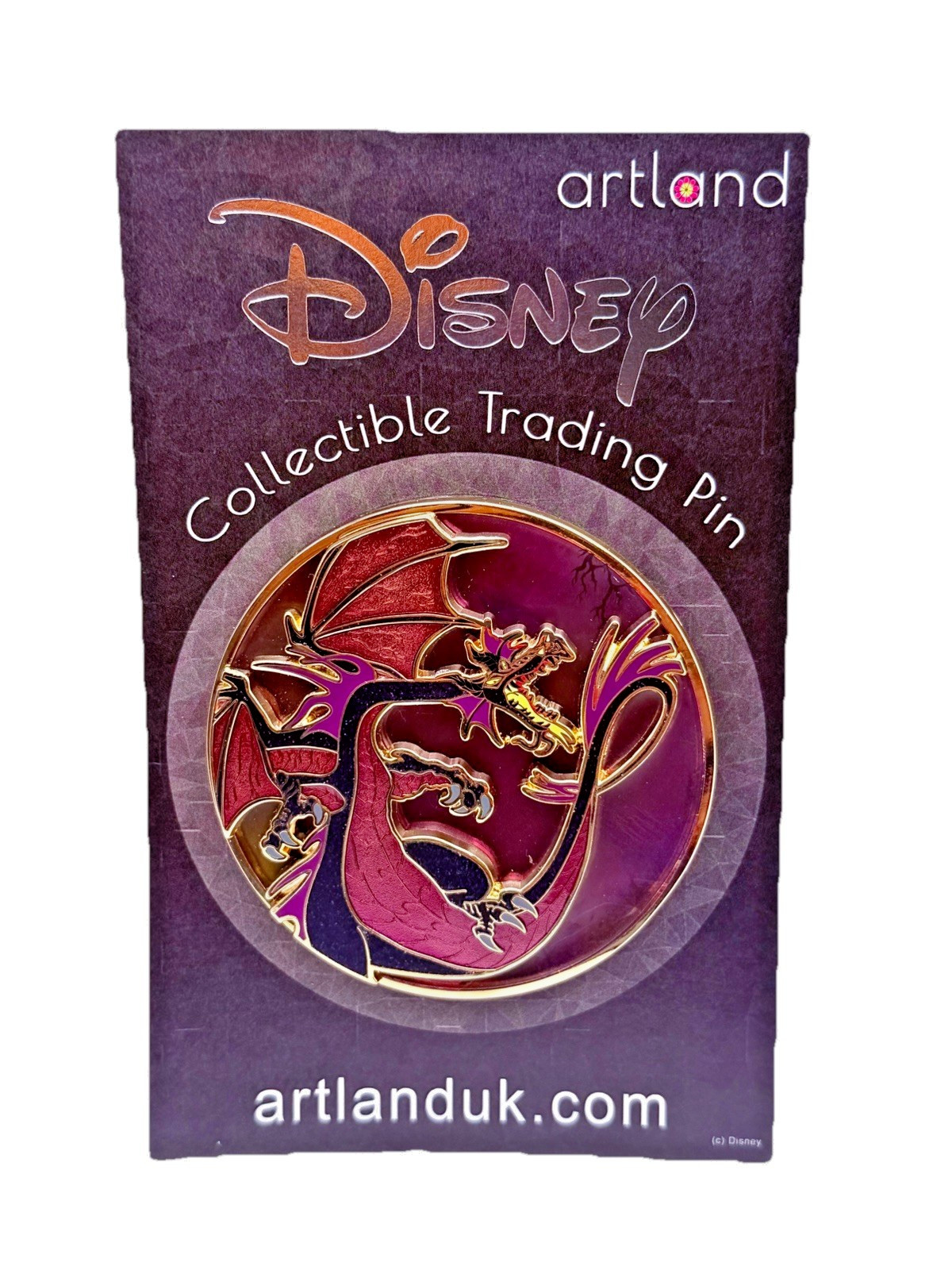 Disney Artland “Pin On Glass” Series Pin 2022 Maleficent The Dragon #219 of 300 Disney Artland “Pin On Glass” Series Pin 2022 Maleficent The Dragon #219 of 300