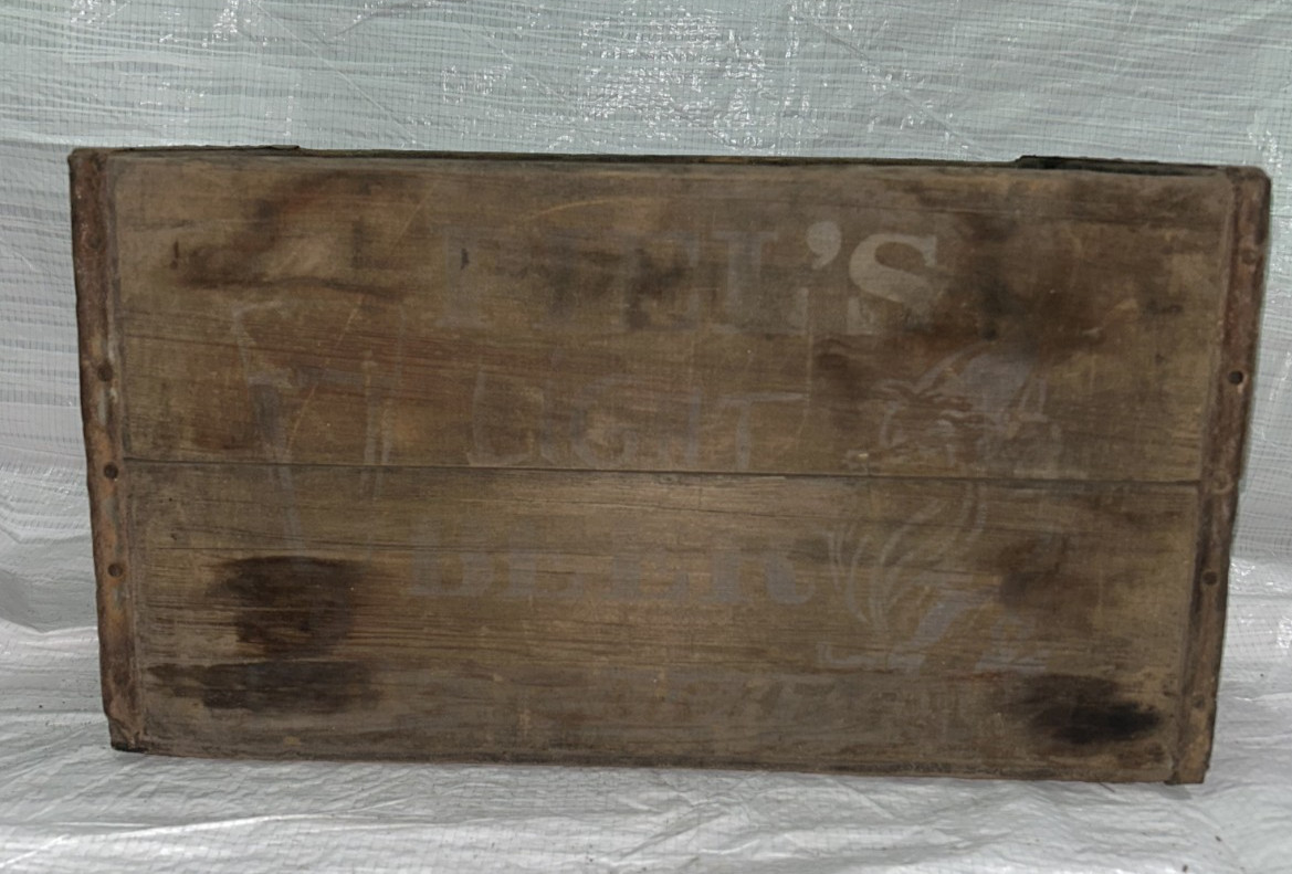 Vintage Wooden Piel’s Light Beer Crate