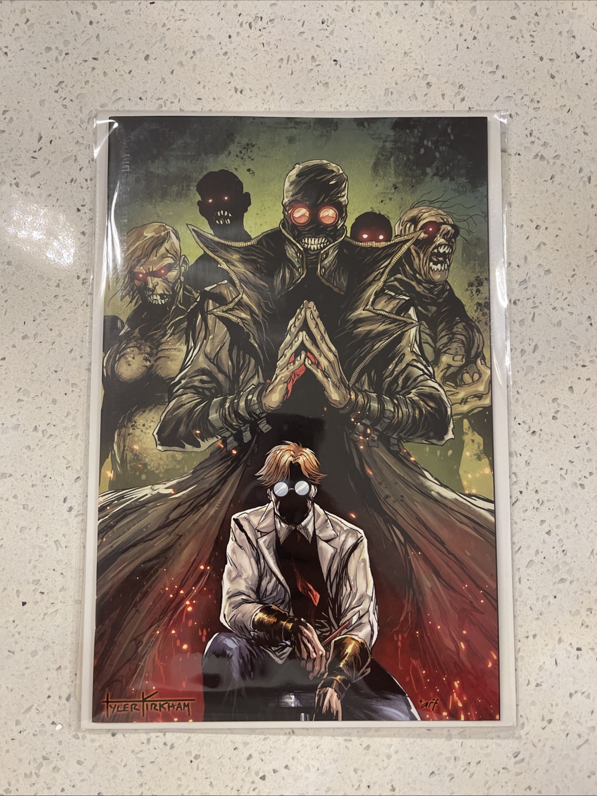 STUFF OF NIGHTMARES #1 TYLER KIRKHAM NYCC Virgin LTD PRINT RUN 598/1000 W/COA NM