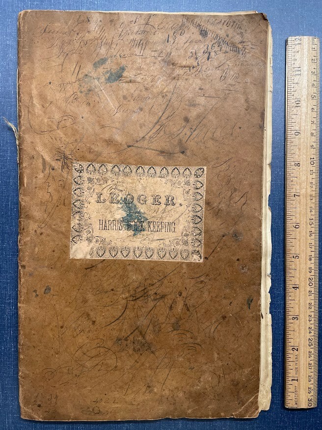1858 Ledger - possibly from Hartford, CT 1858 Ledger - possibly from Hartford, CT