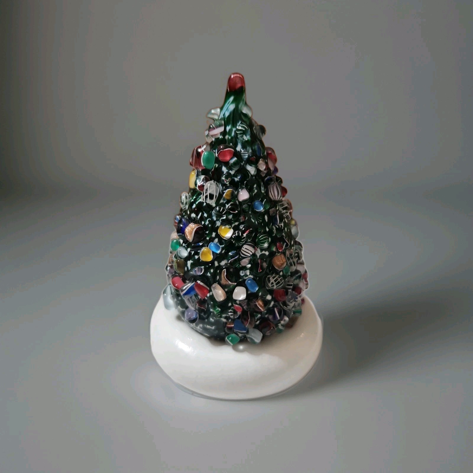 VinTage CAPE COD GLASS WORKS Millefiori CHRISTMAS TREE 3.5” Paperweight Murano VinTage CAPE COD GLASS WORKS Millefiori CHRISTMAS TREE 3.5” Paperweight Murano