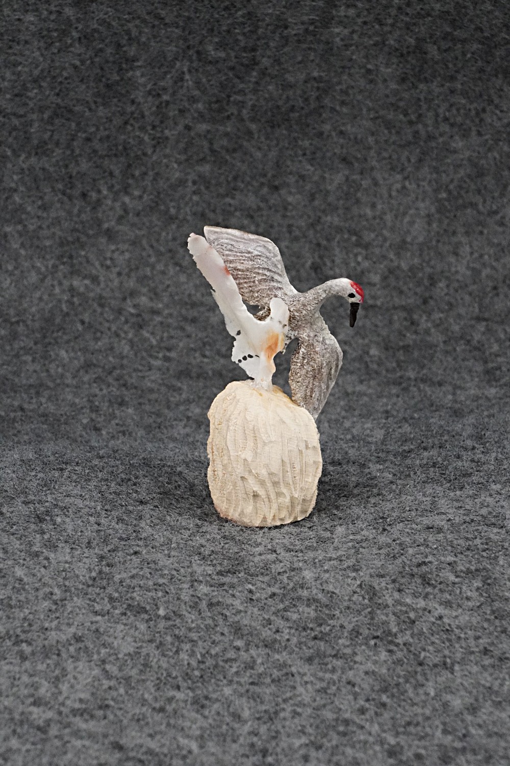 Sandhill Crane Zuni Fetish Carving - Ruben Najera Sandhill Crane Zuni Fetish Carving - Ruben Najera