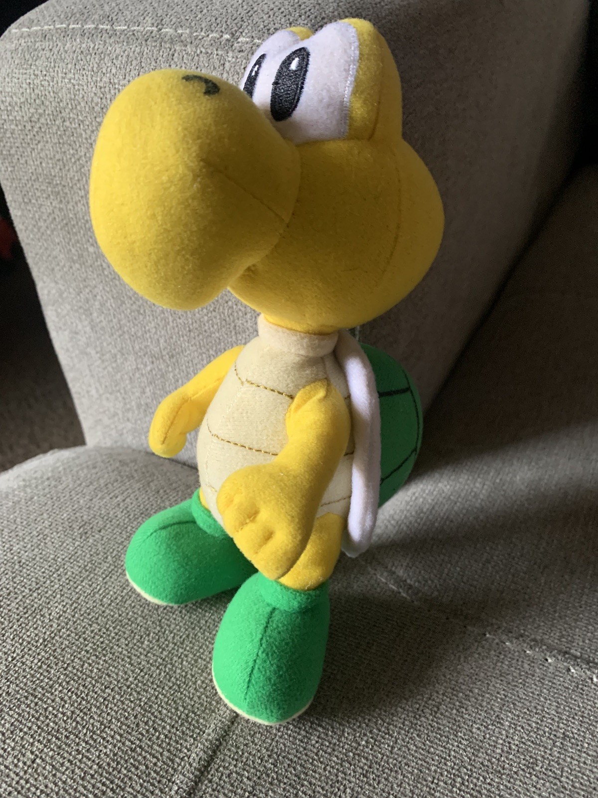 Nintendo Super Mario Bros Koopa Trooper GOLDIE Plush 2009 RARE SML Turtle No Tag