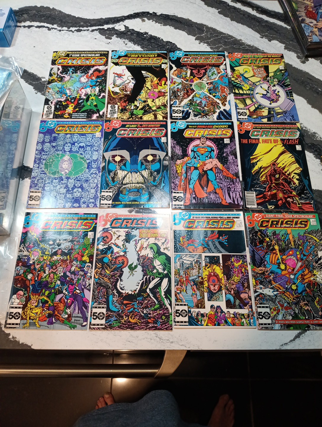 1985-86 DC Comics Direct- Crisis on Infinite Earths Set #1-12  A236