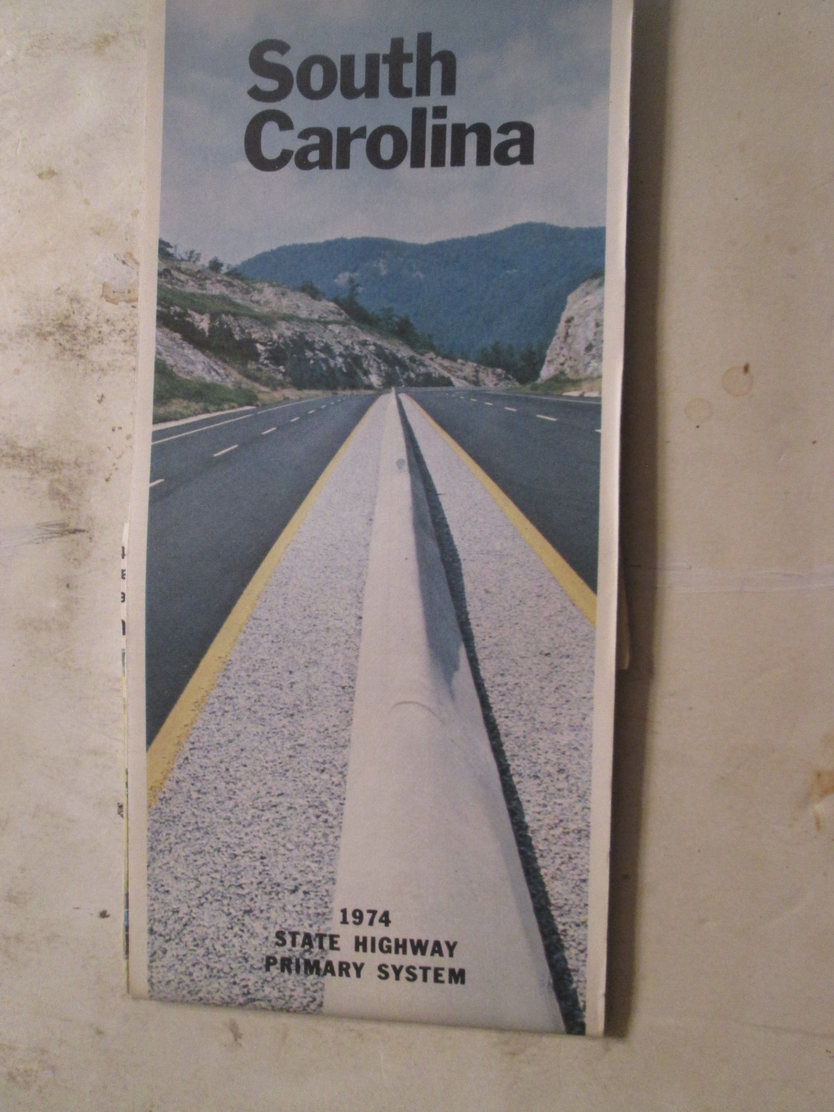 Official Highway Road Map of South Carolina 1972