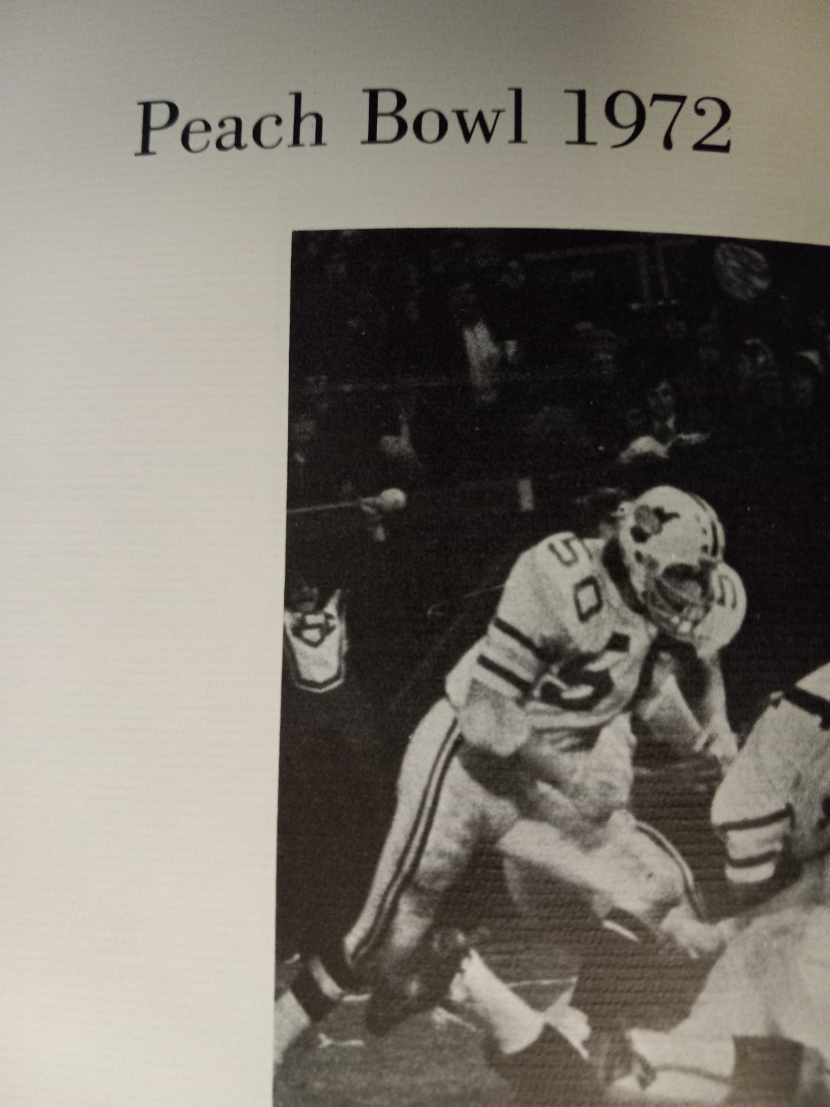 1973 West Virginia University Yearbook Billy Joe Mantooth Bobby Bowden Monticola