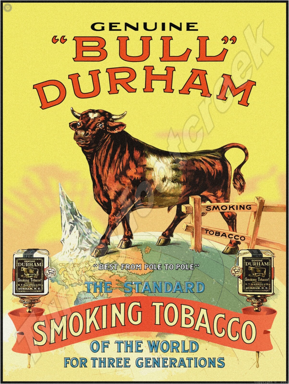 Bull Durham Smoking Tobacco 9\