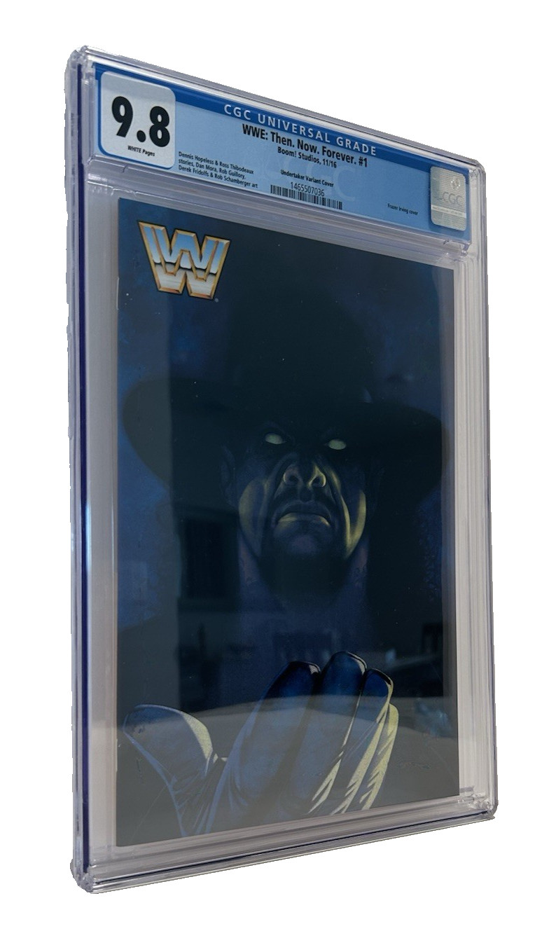 WWE Then Now Forever #1 Boom 2016 CGC 9.8 Frazer Irving Undertaker Variant