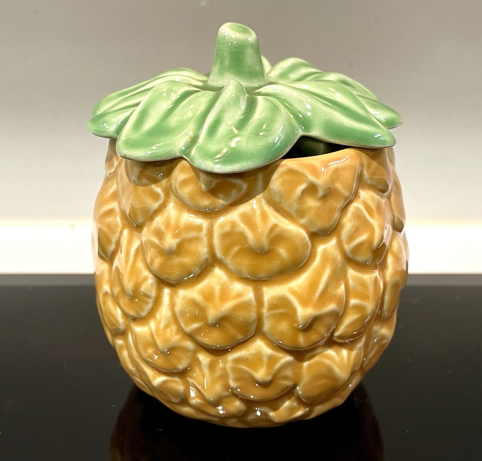 Vintage Sylvac - Ceramic Pineapple Jam/Preserve Pot - Pattern 583 - VGC