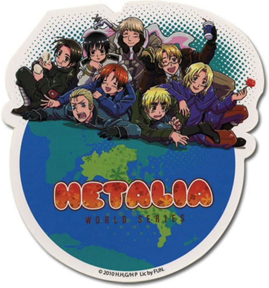 Hetalia World Series Group Sticker Die Cut Anime Manga Officially Licensed New