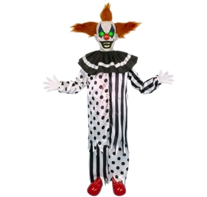 RARE Tekky Toys Animatronic Shaking Clown, Talking Light Up Halloween Decoration RARE Tekky Toys Animatronic Shaking Clown, Talking Light Up Halloween Decoration