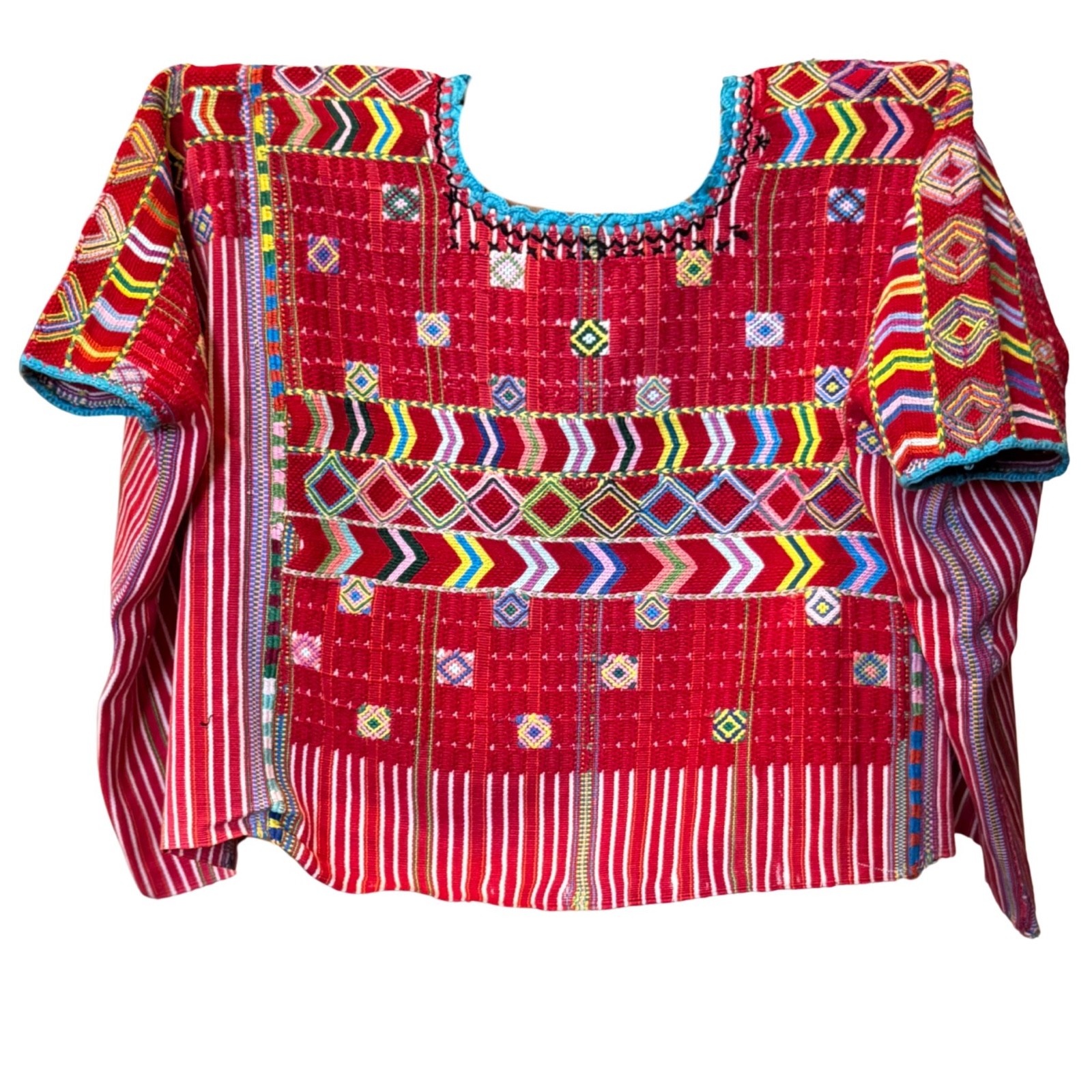 Vintage Colotenango Huipil Guatemala Handwoven Mayan Textile Blouse Vintage Colotenango Huipil Guatemala Handwoven Mayan Textile Blouse