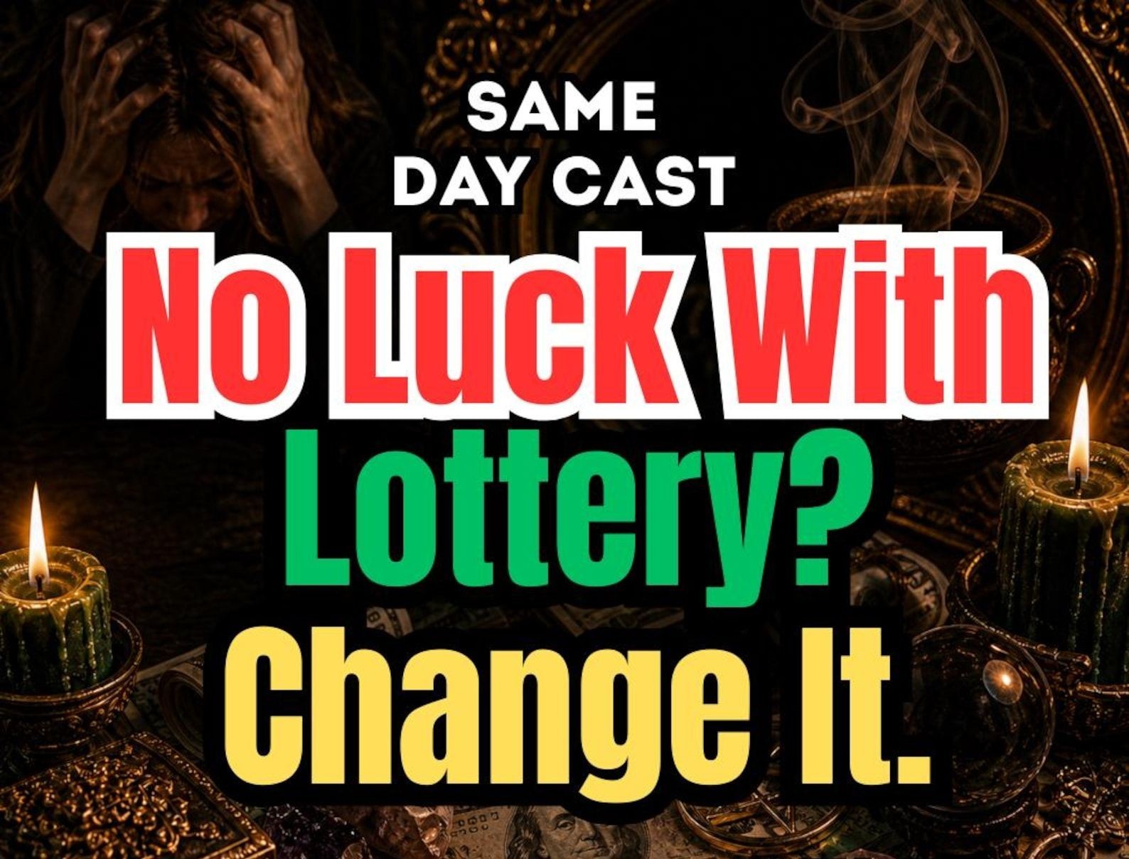 Powerful Lottery Luck Spell - Instant Money Attraction, Big Win Energy & Prosper
