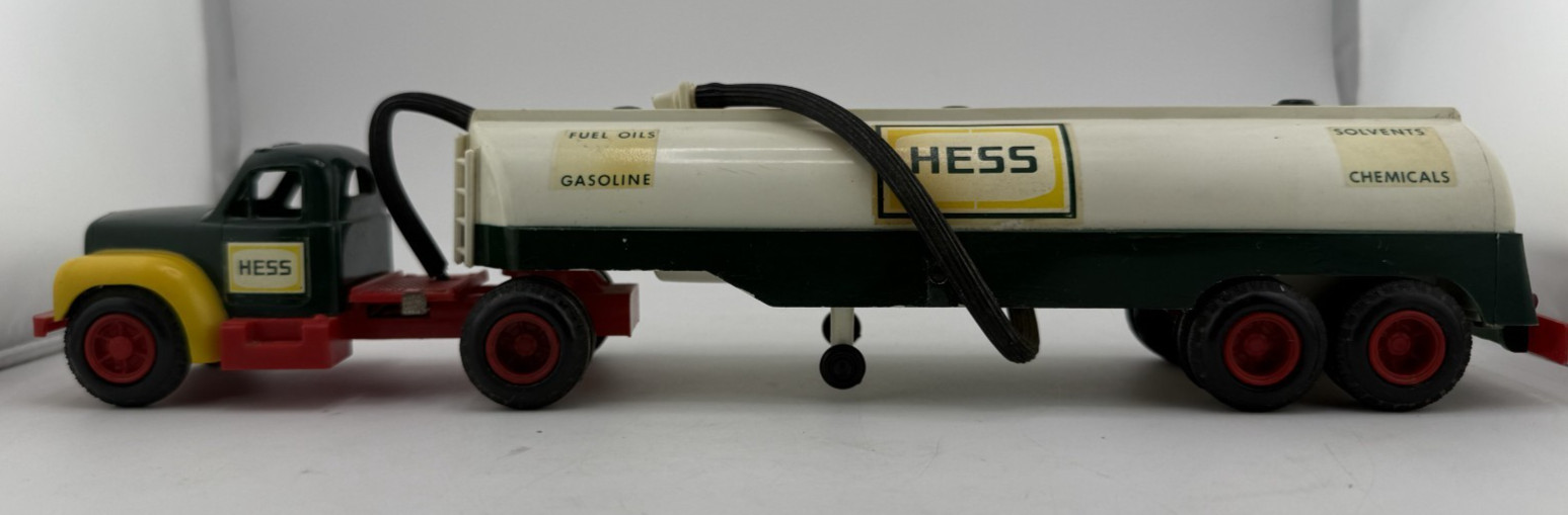 1964/65 Hess Tanker Truck,Complete in Box card, Funnel & Inserts Marx Toys