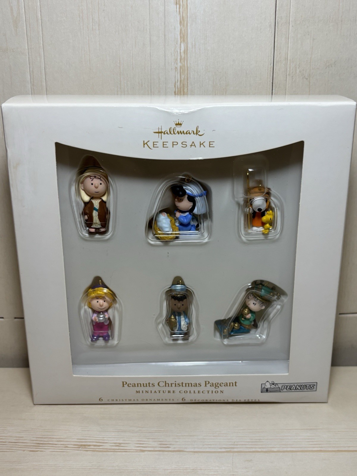 2006 Hallmark Keepsake “ Peanuts Christmas Pageant” miniature ornaments 