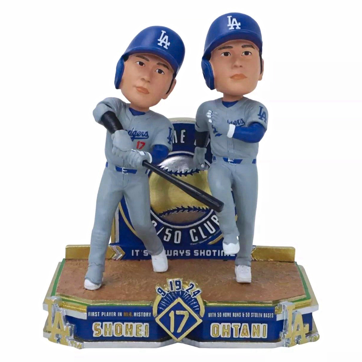 FOCO Shohei Ohtani Los Angeles Dodgers 50/50 Club Limited Resin Figure 2024