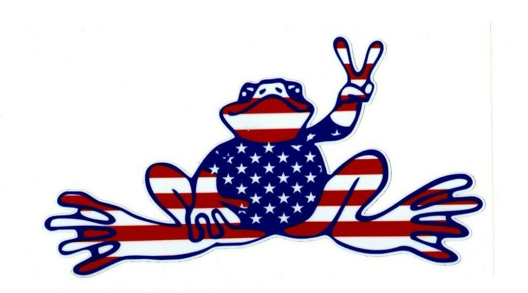 Peace Frog sticker| Size: 3 Peace Frog sticker| Size: 3