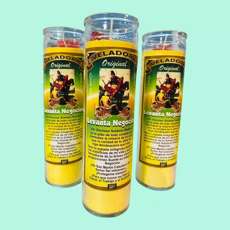 3x Set Better Business Fixed Candle, Levanta Negocio Veladora Preparada