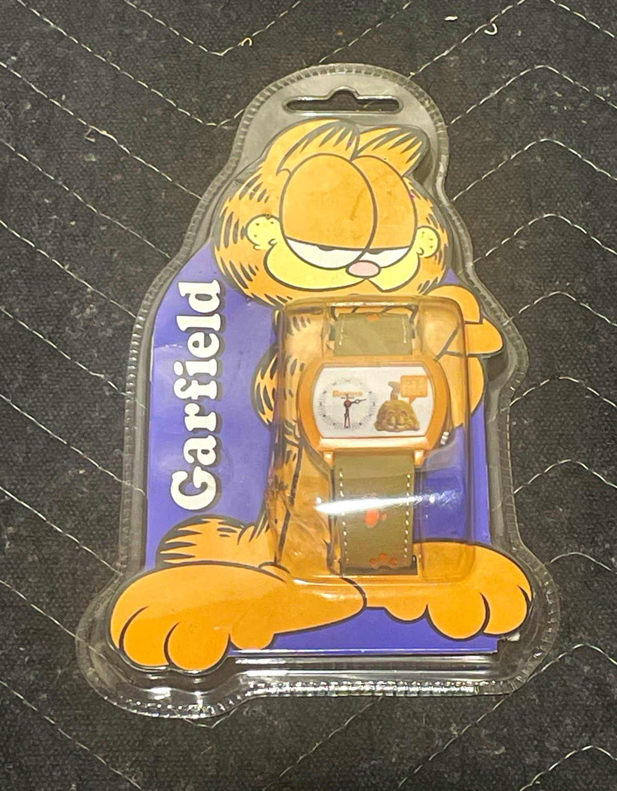 Garfield The Movie Watch 2004 Accessory Time Sealed on Card Paw Print Strap NOS