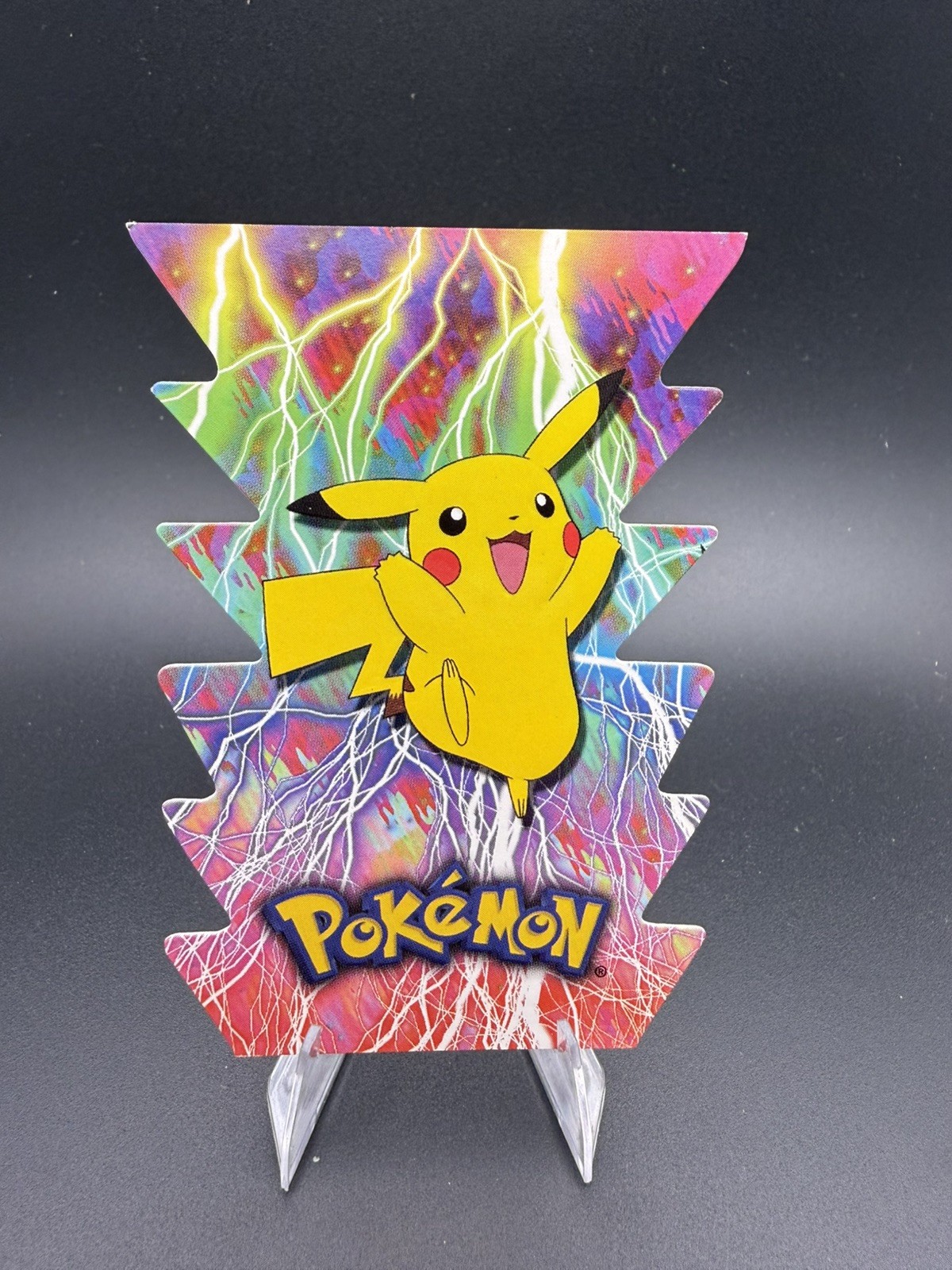 Topps Pokémon 2001 Stage Two Pikachu #25 Die-Cut Embossed Card 5/18
