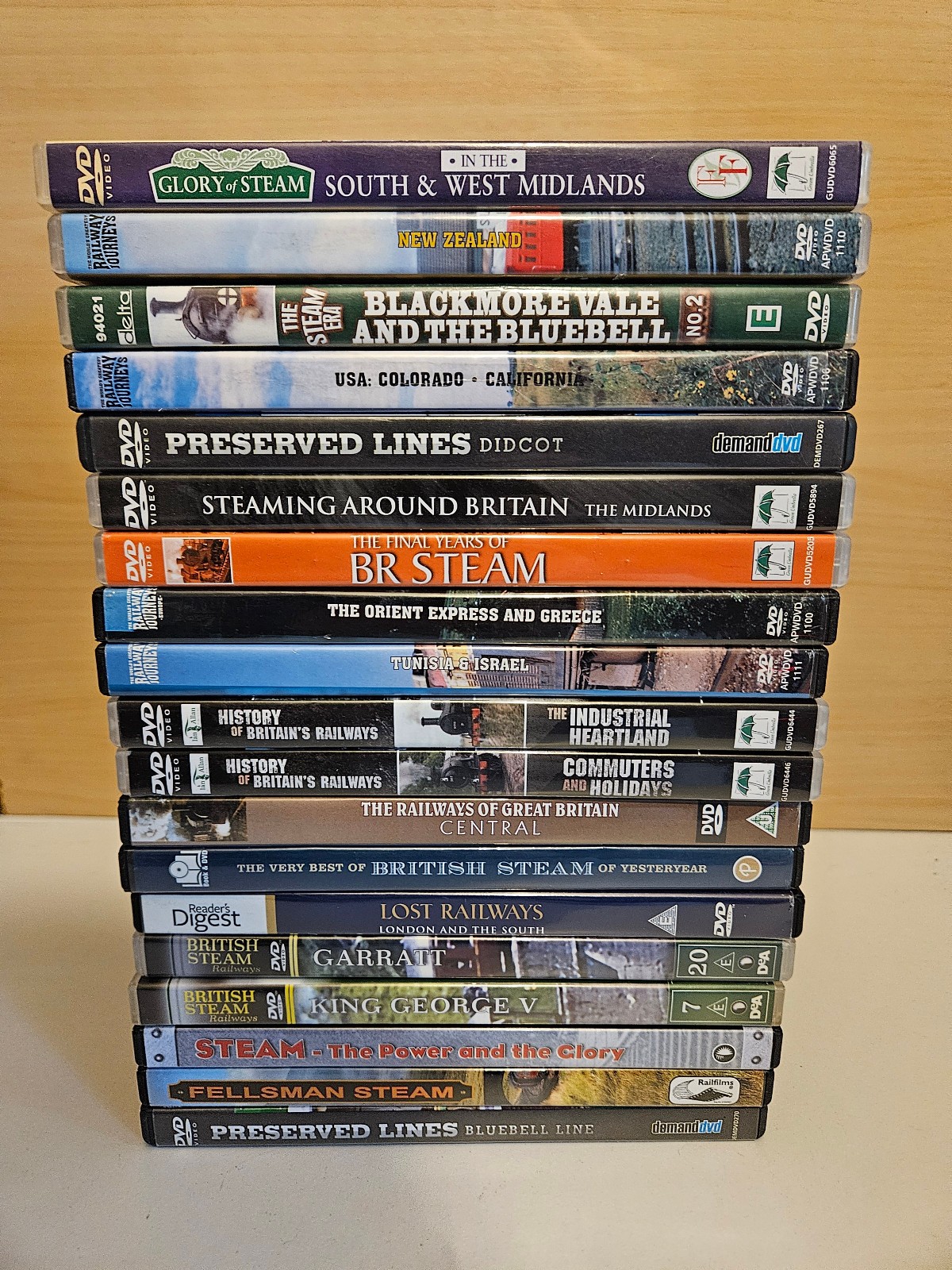 Steam Train DVD Bundle | Various Titles | Tested