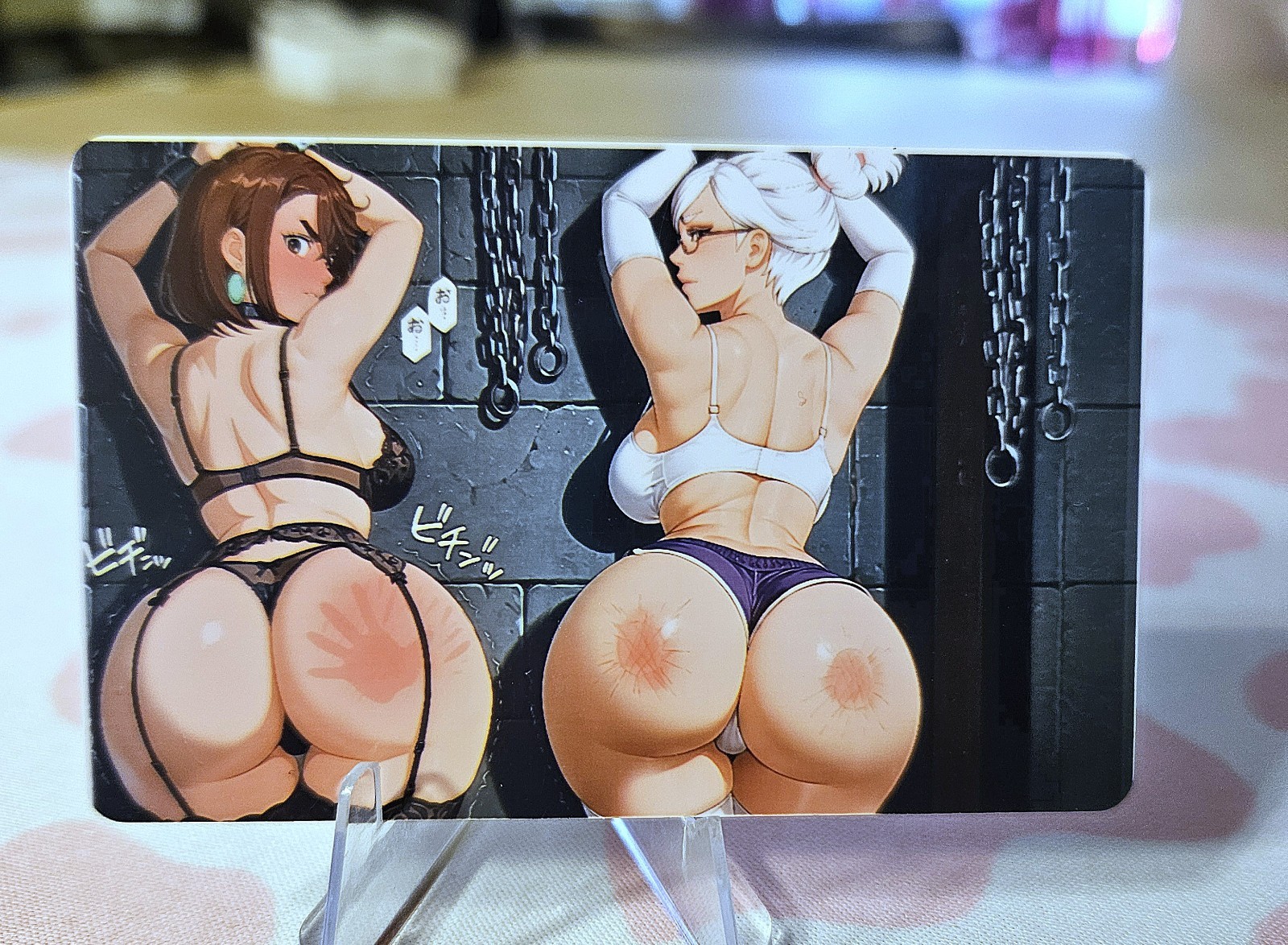 Momo Ayase & Seiko Plastic Waifu Trading Card Dan Da Dan