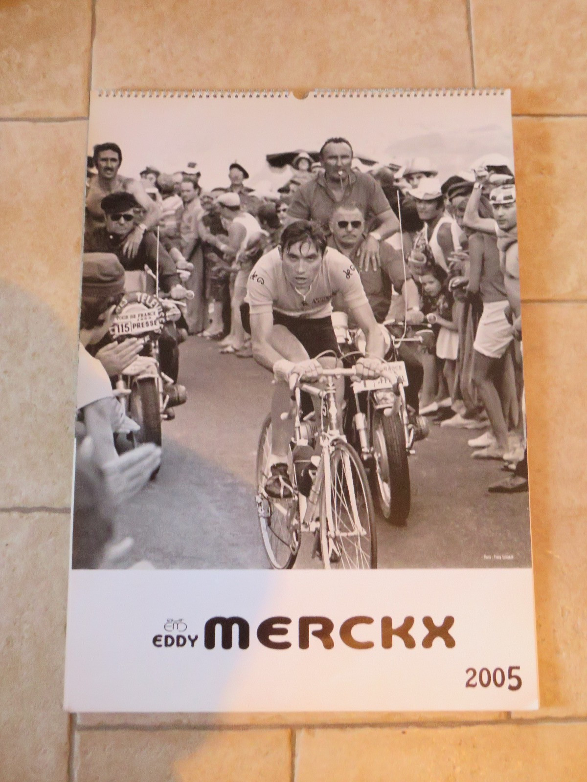 2005 EDDY MERCKX Belgian Cyclist Large Souvenir Calendar