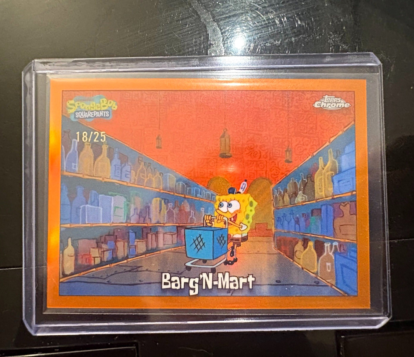 Topps 2025 Topps Chrome SpongeBob SquarePants #131 Barg'N-Mart /25 Topps 2025 Topps Chrome SpongeBob SquarePants #131 Barg'N-Mart /25