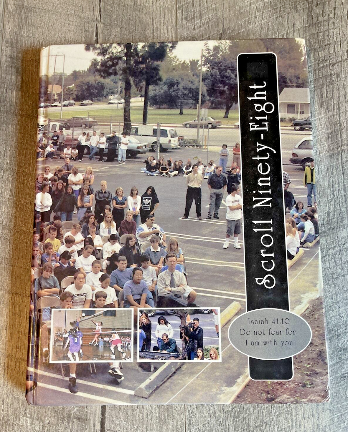 1998 Los Angeles Baptist High School Yearbook Scroll Northern Hills California