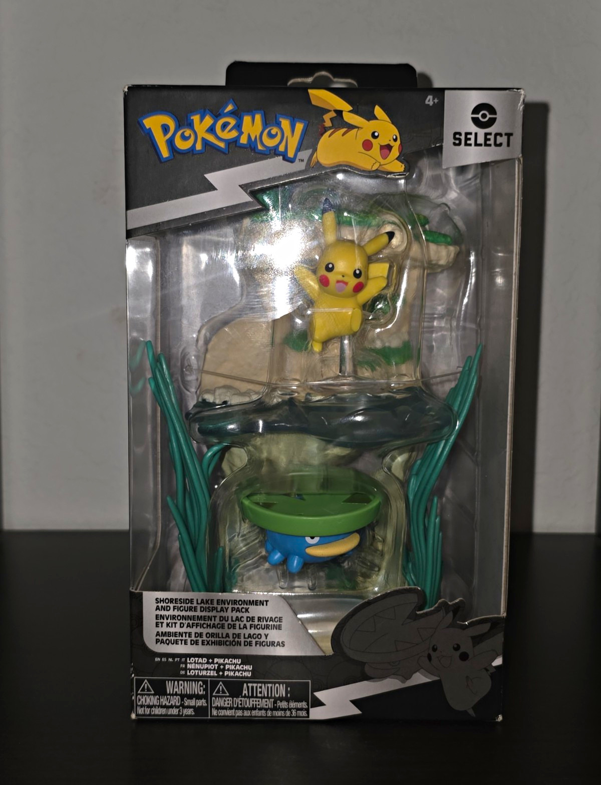 Jazwares Pokémon Select Shoreside Series 6 Boxed Figure Pack Pikachu & Lotad Jazwares Pokémon Select Shoreside Series 6 Boxed Figure Pack Pikachu & Lotad