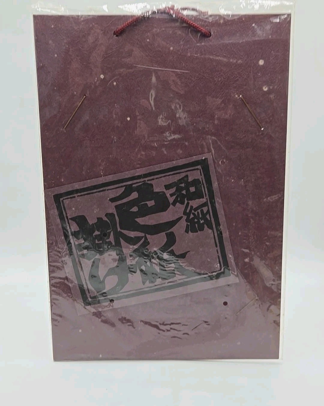 Vintage Japanese Calligraphy Wall Art Plaque Framed Asian Writing 18x12 Inch