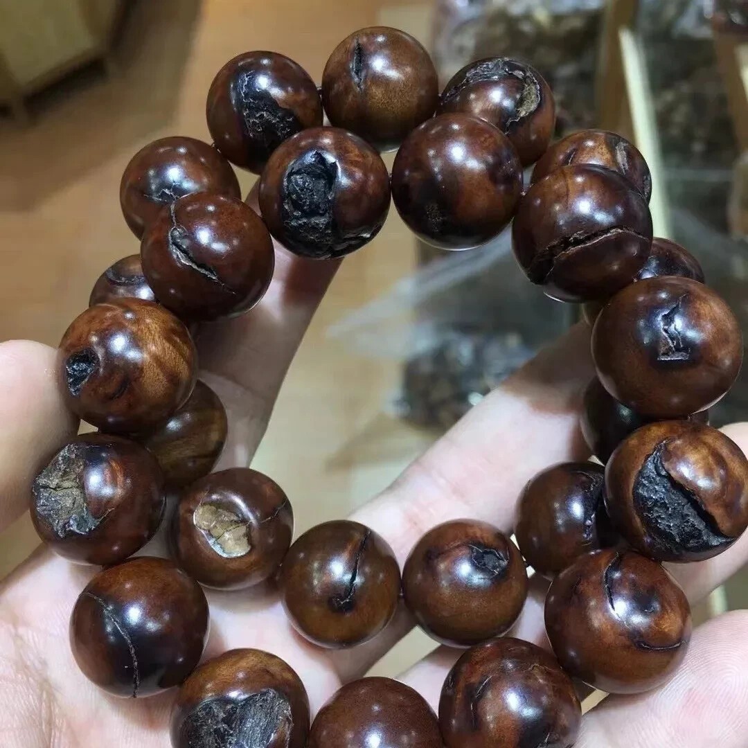 1pc 20mm*12 Beads Men Blesse Amulet Bracelet Lightning Struck Mark Jujube Bangle 1pc 20mm*12 Beads Men Blesse Amulet Bracelet Lightning Struck Mark Jujube Bangle
