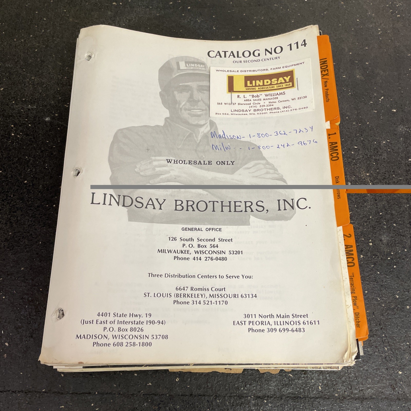 Lindsay Brothers Ag Farm Equipment & Supply Master Catalog Dealer Sales Binder Lindsay Brothers Ag Farm Equipment & Supply Master Catalog Dealer Sales Binder