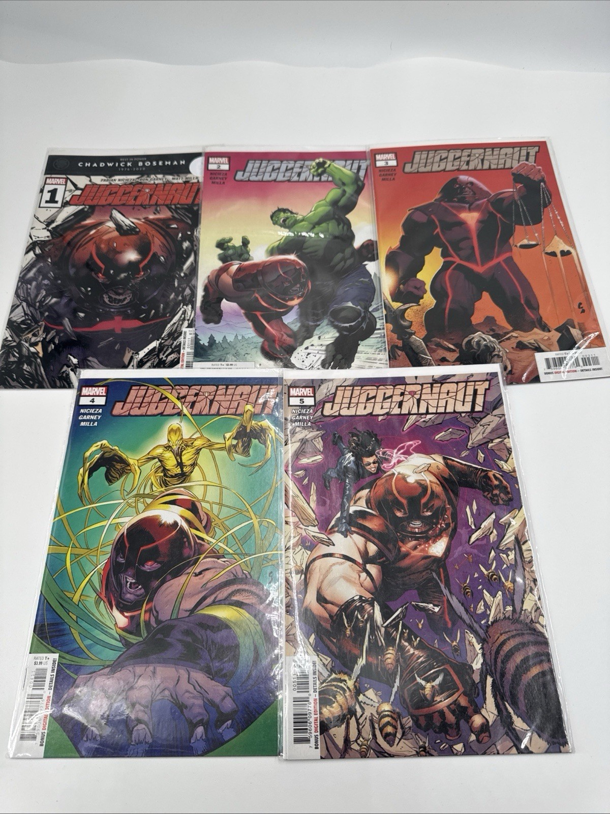 Juggernaut #1-5 Complete Set (2020-2021) Marvel Comics Ships Fast Juggernaut #1-5 Complete Set (2020-2021) Marvel Comics Ships Fast