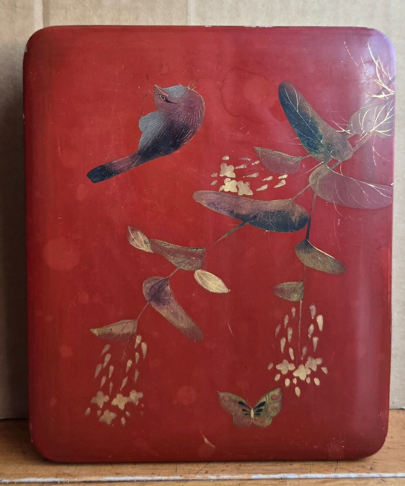 Vintage Japanese Lacquer Box Japan Vintage Japanese Lacquer Box Japan
